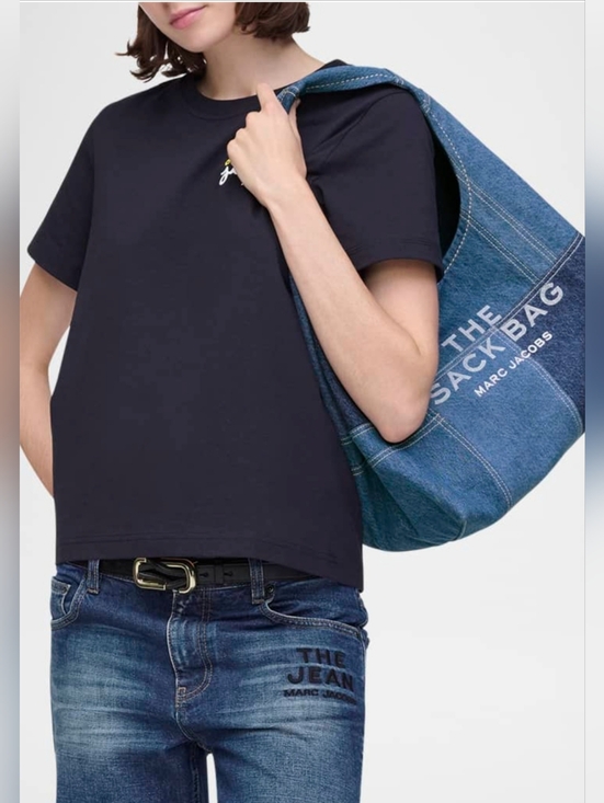 MARC JACOBS The Sack Bag in Denim - Picture 2 of 8